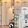 hofstein Antra Lampadaire LED Nickel mat, 1 lumière* Lampes Modernes