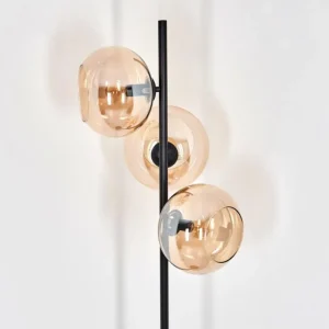 hofstein Apedo Lampadaire Ambre, 3 lumières* Lampes En Verre