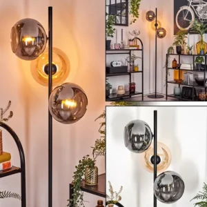 hofstein Apedo Lampadaire Ambre, Fumé, 3 lumières* Lampes Modernes