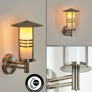 hofstein Applique extérieure Forli Acier inoxydable, 1 lumière* Lampes Modernes