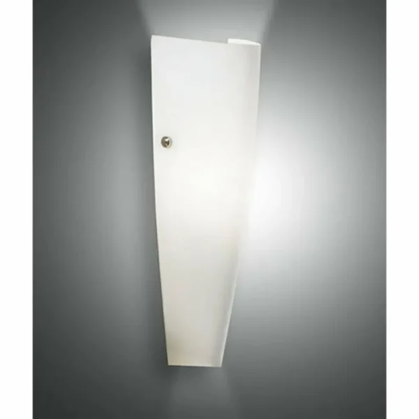 Luminaires Fabas Luce Applique Fabas Luce DEDALO Nickel mat, 1 lumière* Lampes En Verre