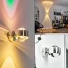 hofstein Applique murale Sapri Argenté, 1 lumière* Lampes En Verre