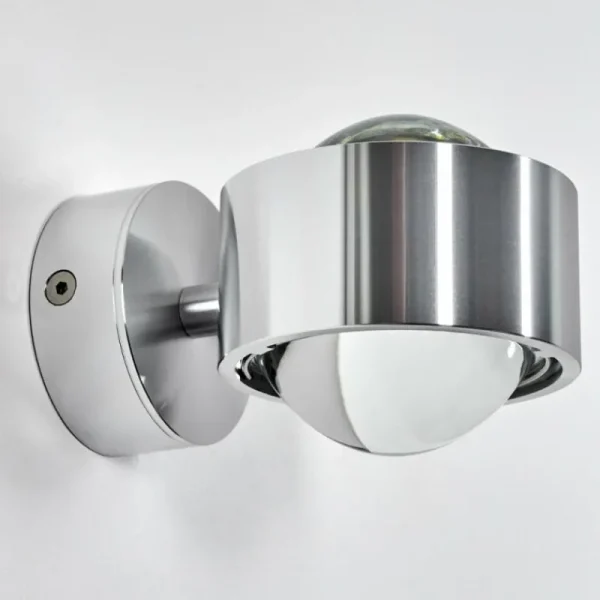 hofstein Applique murale Sapri Argenté, 1 lumière* Lampes En Verre