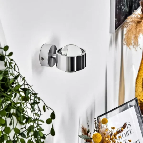 hofstein Applique murale Sapri Argenté, 1 lumière* Lampes En Verre