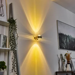 hofstein Applique murale Sapri Nickel mat, 1 lumière* Lampes En Verre