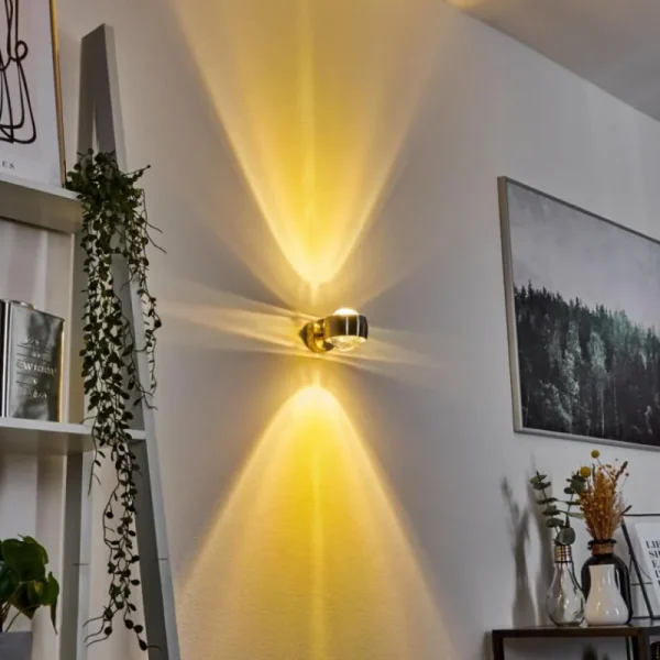 hofstein Applique murale Sapri Nickel mat, 1 lumière* Lampes En Verre