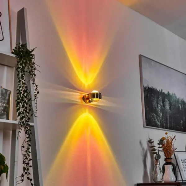 hofstein Applique murale Sapri Nickel mat, 1 lumière* Lampes En Verre
