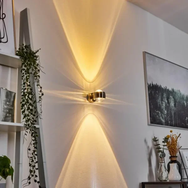 hofstein Applique murale Sapri Nickel mat, 1 lumière* Lampes En Verre