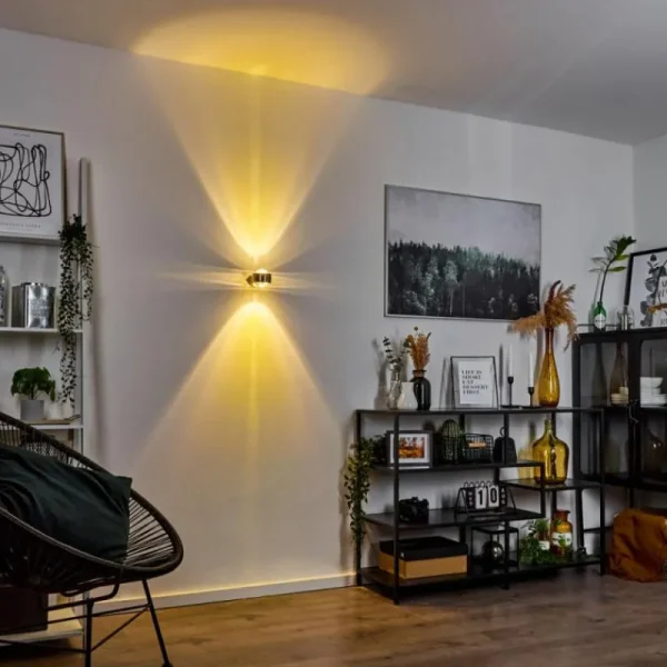 hofstein Applique murale Sapri Nickel mat, 1 lumière* Lampes En Verre