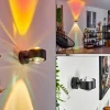 hofstein Applique murale Sapri Noir, 1 lumière* Lampes En Verre