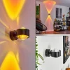hofstein Applique murale Sapri Noir, 1 lumière* Lampes En Verre