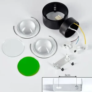 hofstein Applique murale Sapri Noir, 1 lumière* Lampes En Verre