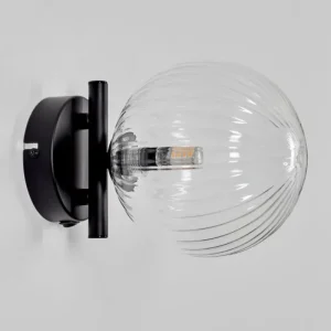 hofstein Applique murale - Verre 15 cm Chehalis Clair, 1 lumière* Lampes Modernes
