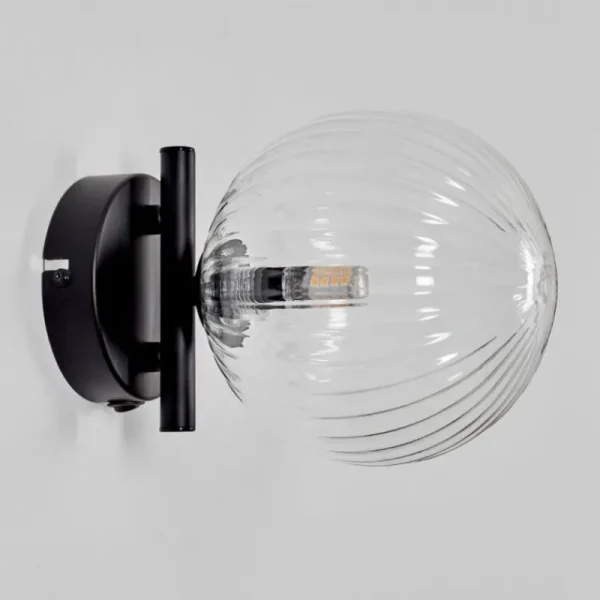 hofstein Applique murale - Verre 15 cm Chehalis Clair, 1 lumière* Lampes Modernes