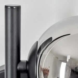 hofstein Applique murale - Verre Chehalis Clair, Fumé, 2 lumières* Lampes Modernes