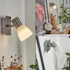 hofstein Applique murale Villaseca LED Nickel mat, 1 lumière* Lampes En Verre