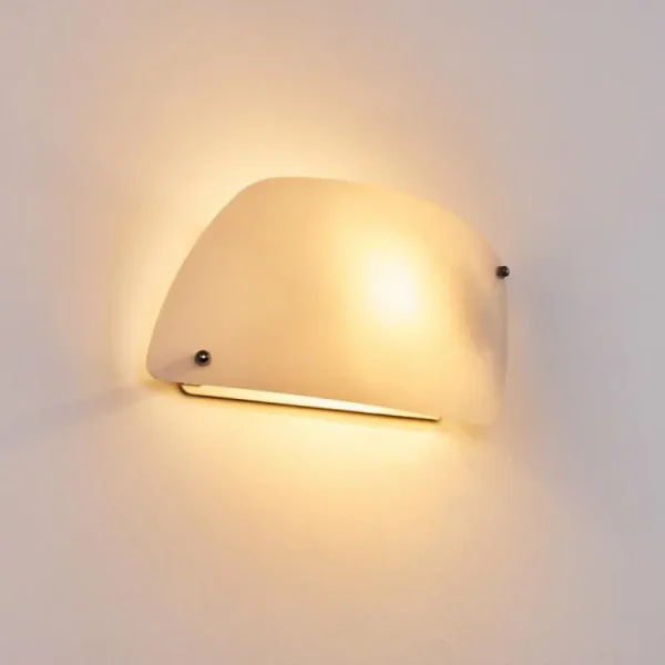 hofstein Applique murale Anzio Blanc, 1 lumière* Lampes En Verre
