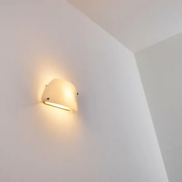 hofstein Applique murale Anzio Blanc, 1 lumière* Lampes En Verre