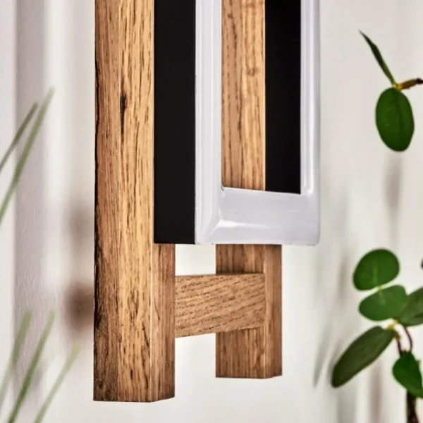 hofstein Applique murale Ayajasco LED Couleur bois, Écru, Noir, 1 lumière* Lampes Modernes