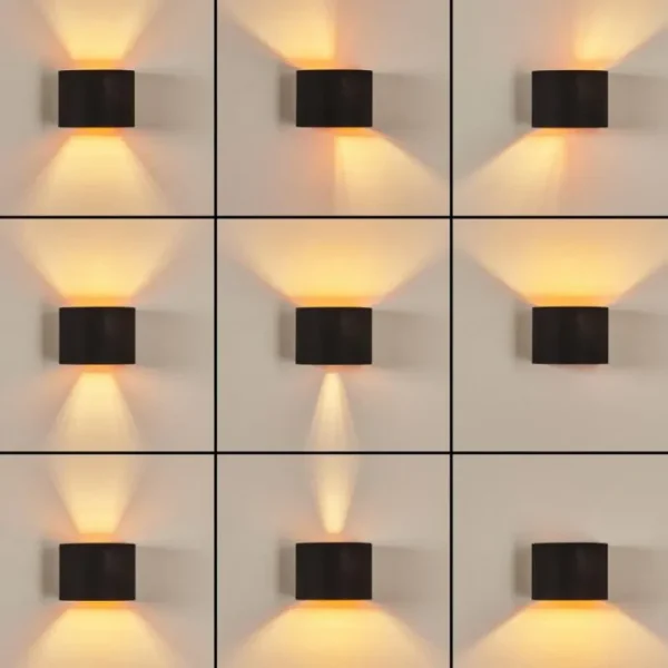 hofstein Applique murale Badajoz Cuivre, Noir, 1 lumière* Lampes Modernes