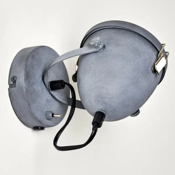 hofstein Applique murale Butikon Gris, 1 lumière* Lampes En Verre
