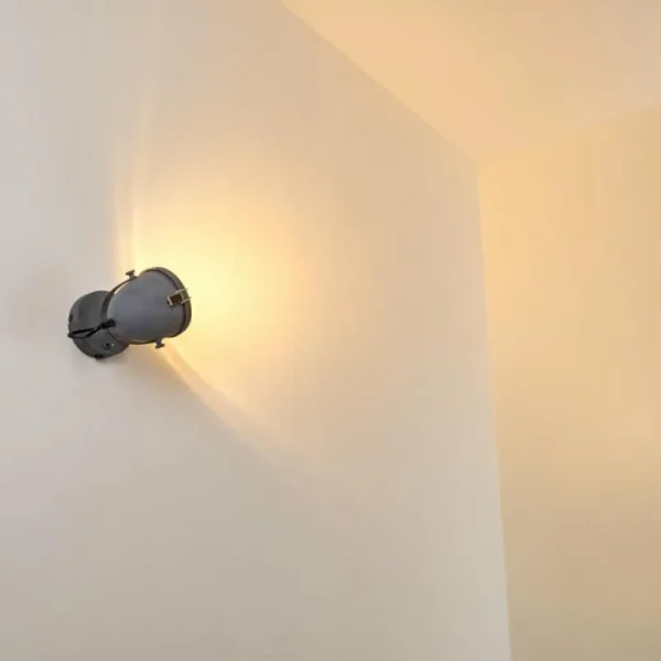 hofstein Applique murale Butikon Gris, 1 lumière* Lampes En Verre