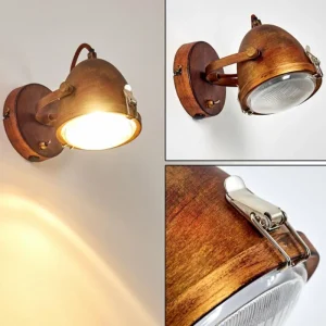 hofstein Applique murale Butikon Rouille, 1 lumière* Lampes En Verre