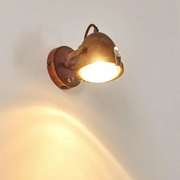 hofstein Applique murale Butikon Rouille, 1 lumière* Lampes En Verre