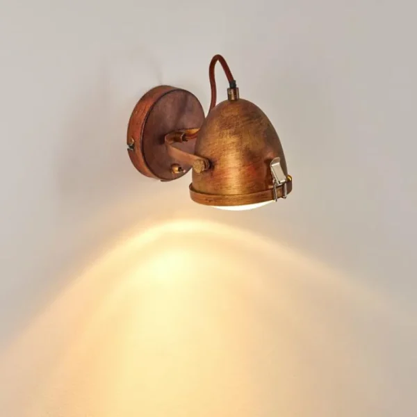 hofstein Applique murale Butikon Rouille, 1 lumière* Lampes En Verre