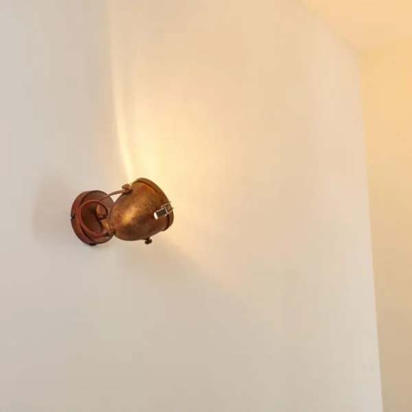 hofstein Applique murale Butikon Rouille, 1 lumière* Lampes En Verre