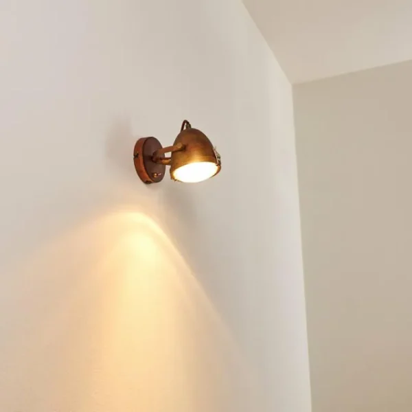 hofstein Applique murale Butikon Rouille, 1 lumière* Lampes En Verre