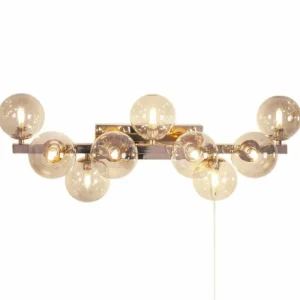 By Rydéns Applique murale By Rydens Splendor Ambre, Or, 9 lumières* Lampes En Verre