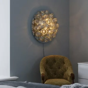 By Rydéns Applique murale By Rydens Gross Chrome, 8 lumières* Lampes En Verre