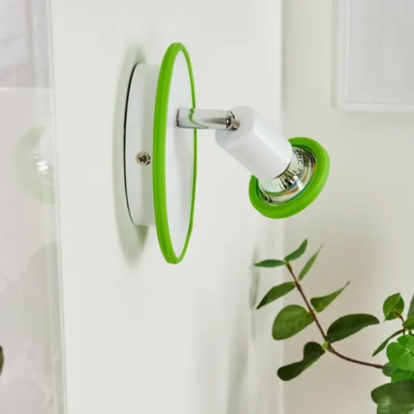 hofstein Applique murale Cabri LED Chrome, Vert, Blanc, 1 lumière* Lampes Modernes