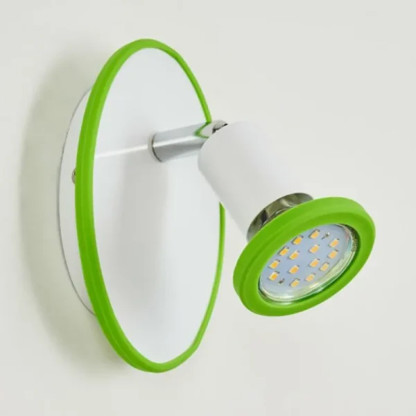 hofstein Applique murale Cabri LED Chrome, Vert, Blanc, 1 lumière* Lampes Modernes