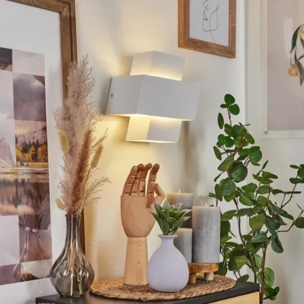 hofstein Applique murale Chipo Blanc, 1 lumière* Lampes Modernes