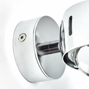 hofstein Applique murale chrome Sapri Chrome, 1 lumière* Lampes En Verre