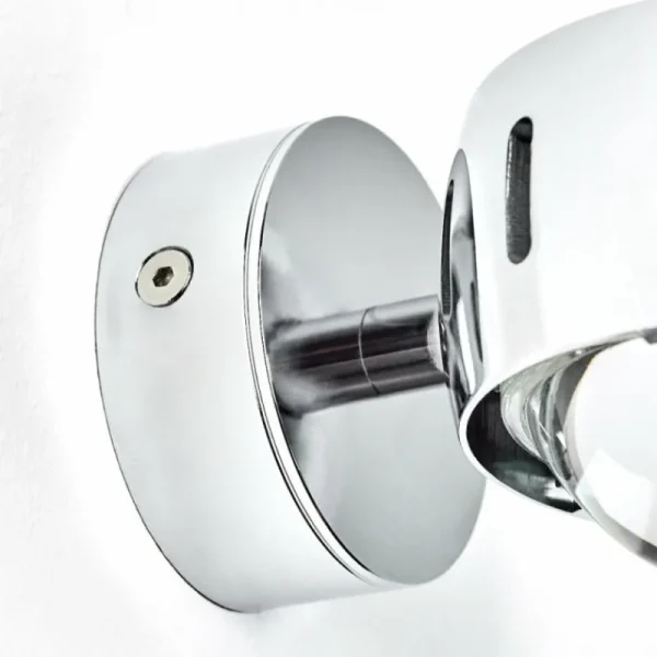 hofstein Applique murale chrome Sapri Chrome, 1 lumière* Lampes En Verre