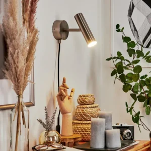 hofstein Applique murale Dalheim LED Nickel mat, 1 lumière* Lampes Modernes