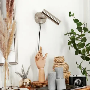 hofstein Applique murale Dalheim LED Nickel mat, 1 lumière* Lampes Modernes