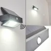 hofstein Applique murale d'extérieur Wiborg LED Anthracite, 1 lumière, Détecteur de mouvement* Lampes Modernes