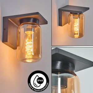 hofstein Applique murale d'extérieur Aquin Anthracite, 1 lumière* Lampes Modernes