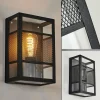 hofstein Applique murale d'extérieur Nelgen Noir, 1 lumière* Lampes Modernes