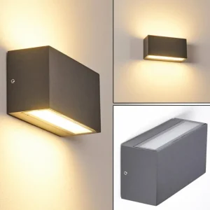 hofstein Applique murale d'extérieur Duluth LED Anthracite, 1 lumière* Lampes Modernes