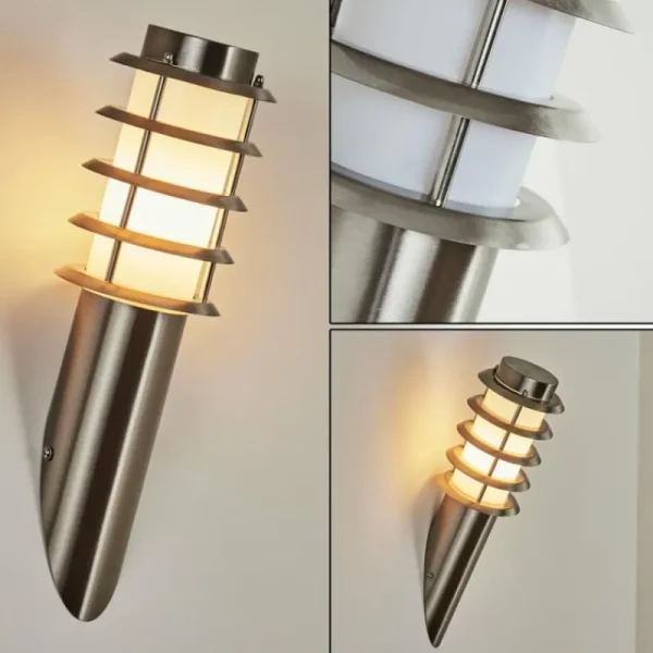 hofstein Applique murale d'extérieur Tunes Nickel mat, 1 lumière* Lampes Modernes