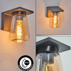 hofstein Applique murale d'extérieur Aquin Anthracite, 1 lumière* Lampes Modernes