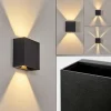 hofstein Applique murale d'extérieur Spidern LED Noir, 1 lumière* Lampes Modernes