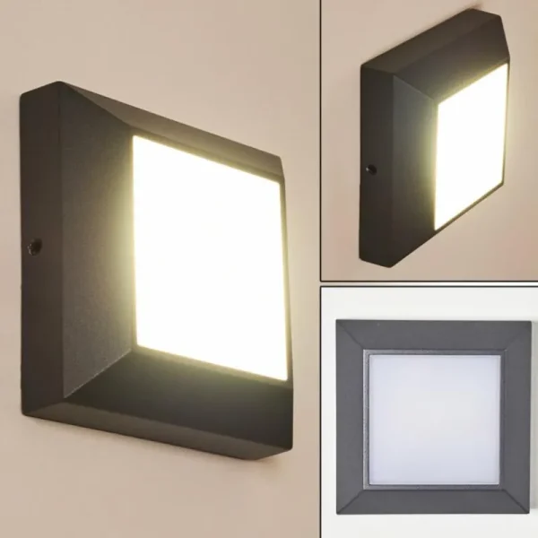 hofstein Applique murale d'extérieur Alkmaar LED Anthracite, 1 lumière* Lampes Modernes