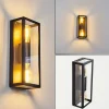 hofstein Applique murale d'extérieur Caudry Noir, 2 lumières* Lampes Modernes