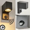 hofstein Applique murale d'extérieur Kingstown Anthracite, Transparent, 1 lumière, Détecteur de mouvement* Lampes Modernes